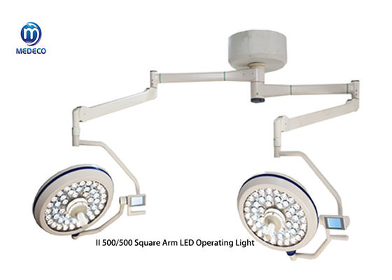 500mm Ceiling Mounted Surgical Light 160000lux Shadowless Surgical Light