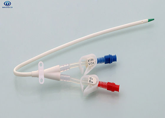병원 의학 처분할 수 있는 제품 단 하나 두 배 3배 루멘 혈액 투석 도관